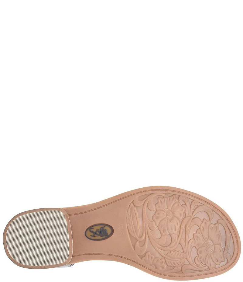 Sofft Faxyn Leather Ankle Strap Sandals