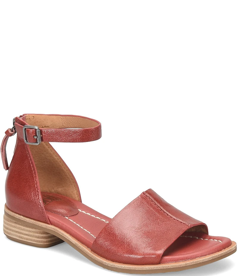 Sofft Faxyn Leather Ankle Strap Sandals