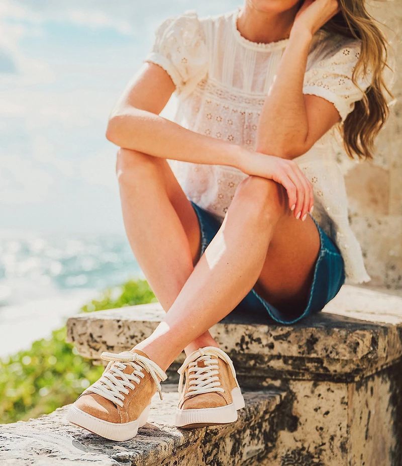 Sofft Frazier II Suede Platform Sneakers