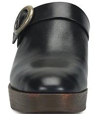Sofft Giovanna Leather Buckle Strap Clogs