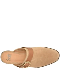 Sofft Giovanna Suede Buckle Clog