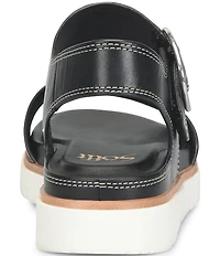 Sofft Gweneth Leather Ankle Strap Sandals