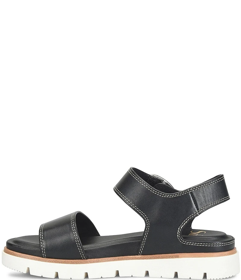 Sofft Gweneth Leather Ankle Strap Sandals