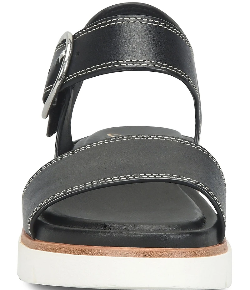 Sofft Gweneth Leather Ankle Strap Sandals