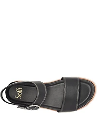 Sofft Gweneth Leather Ankle Strap Sandals