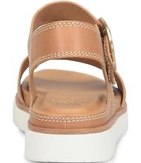 Sofft Gweneth Leather Ankle Strap Sandals