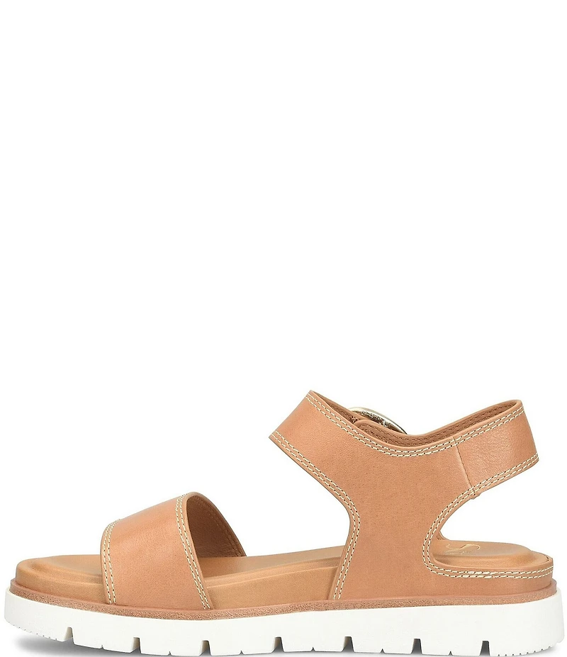 Sofft Gweneth Leather Ankle Strap Sandals