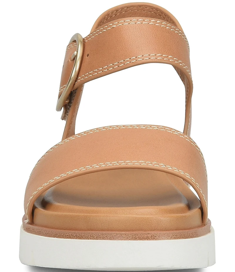 Sofft Gweneth Leather Ankle Strap Sandals