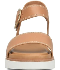 Sofft Gweneth Leather Ankle Strap Sandals