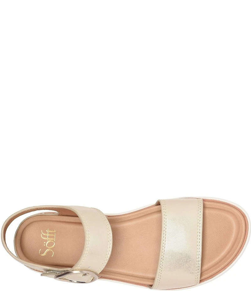 Sofft Gweneth Leather Ankle Strap Sandals