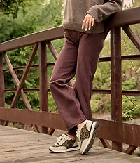 Sofft Jacklyn Leopard Suede Retro Sneakers