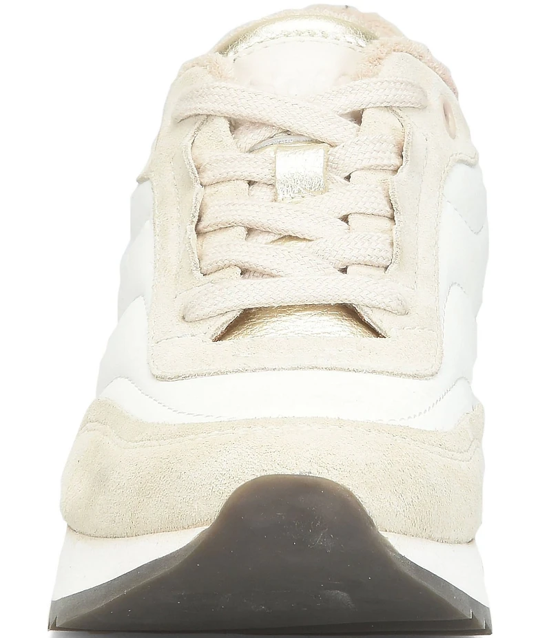 Sofft Jacklyn Suede and Nylon Retro Sneakers