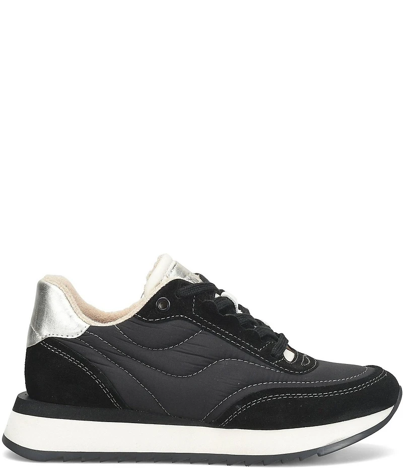 Sofft Jacklyn Suede and Nylon Retro Sneakers