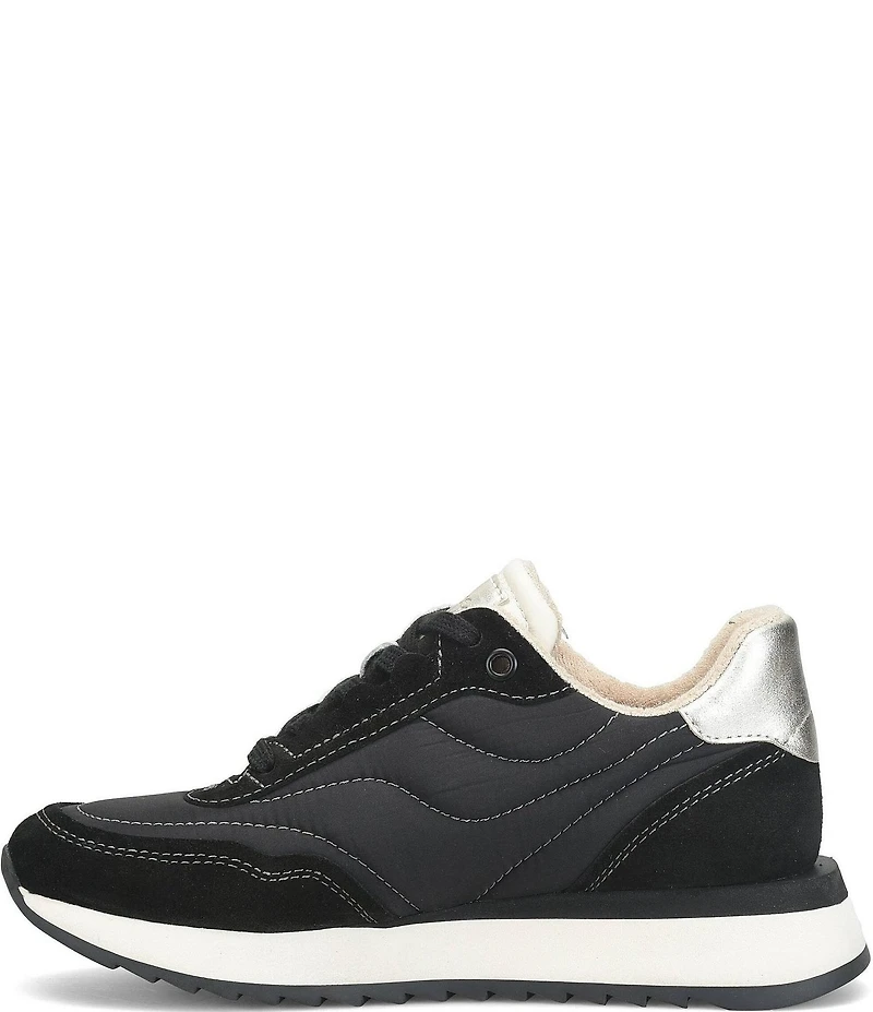 Sofft Jacklyn Suede and Nylon Retro Sneakers