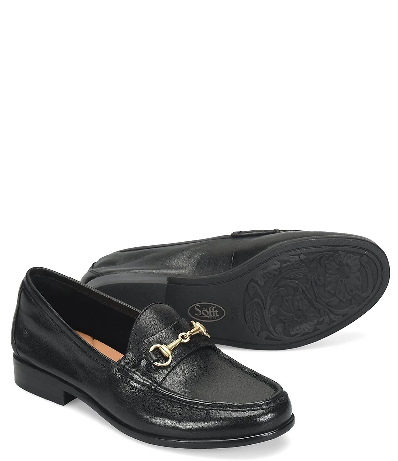 Sofft Jennifer Leather Horsebit Loafers