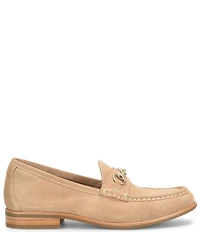 Sofft Jennifer Suede Bit Buckle Loafers