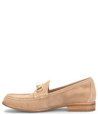 Sofft Jennifer Suede Bit Buckle Loafers