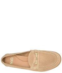 Sofft Jennifer Suede Bit Buckle Loafers