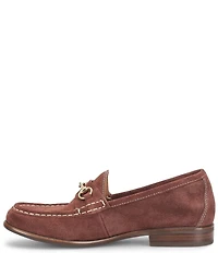 Sofft Jennifer Suede Bit Buckle Loafers