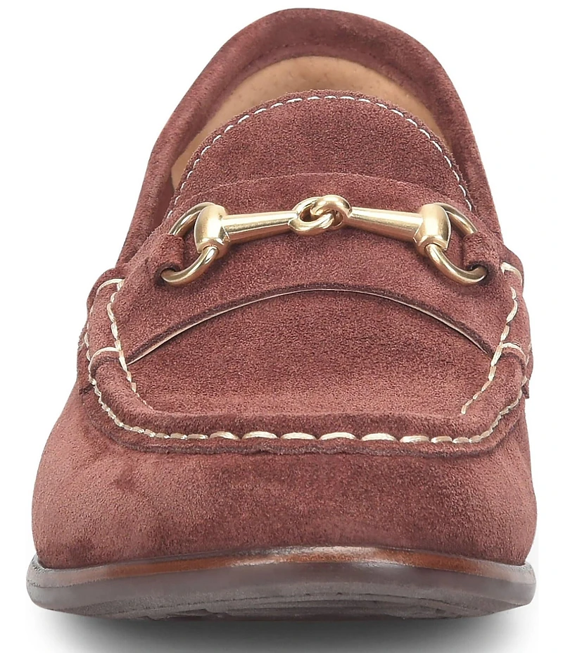 Sofft Jennifer Suede Bit Buckle Loafers