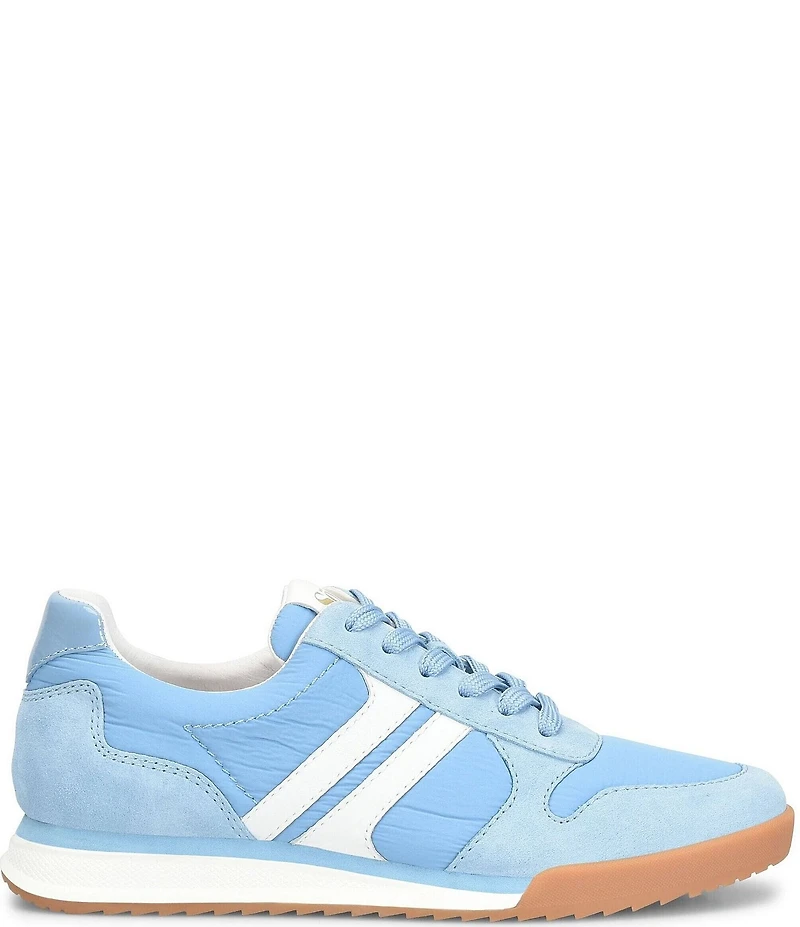 Sofft Kameron Suede and Nylon Retro Jogger Sneakers