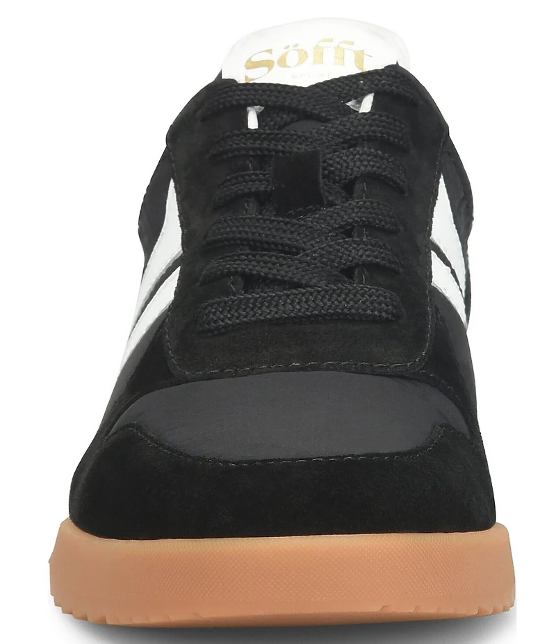 Sofft Kameron Suede and Nylon Retro Jogger Sneakers