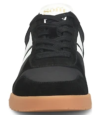 Sofft Kameron Suede and Nylon Retro Jogger Sneakers
