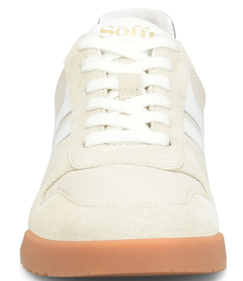 Sofft Kameron Suede and Nylon Retro Jogger Sneakers