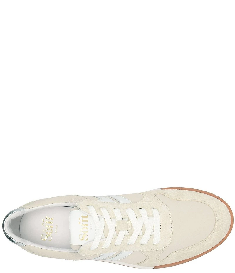 Sofft Kameron Suede and Nylon Retro Jogger Sneakers