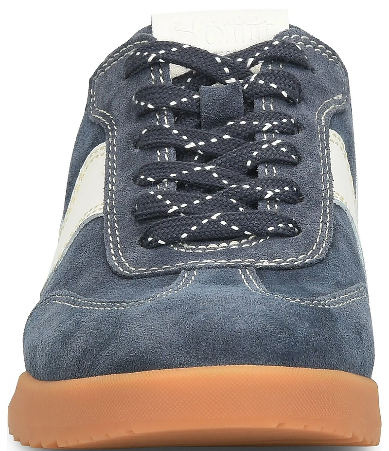Sofft Kassie Suede Retro Open-back Sneakers