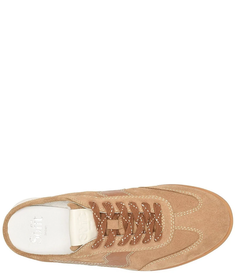 Sofft Kassie Suede Retro Open-back Sneakers