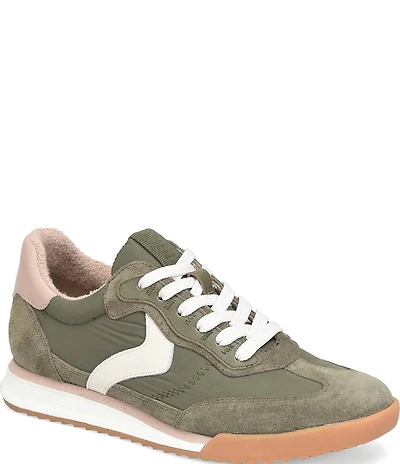 Sofft Kat Suede and Nylon Retro Sneakers