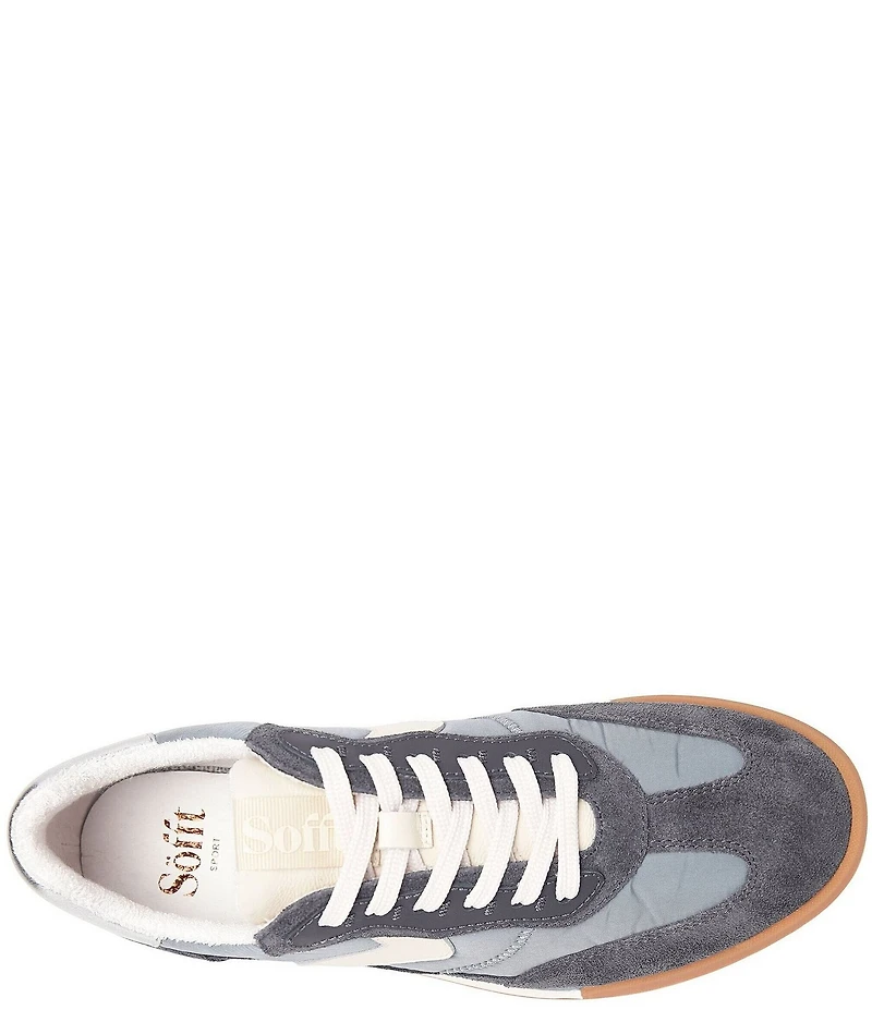 Sofft Kat Suede and Nylon Retro Sneakers