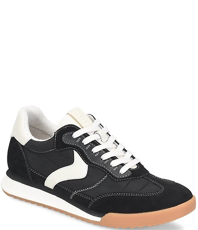 Sofft Kat Suede and Nylon Retro Sneakers