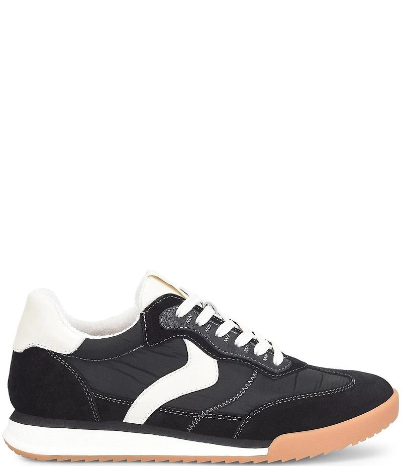 Sofft Kat Suede and Nylon Retro Sneakers