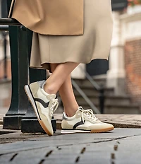 Sofft Kat Suede and Nylon Retro Sneakers