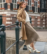 Sofft Kat Suede and Nylon Retro Sneakers