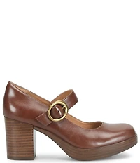 Sofft Kathleen Leather Mary Jane Platform Pumps