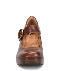 Sofft Kathleen Leather Mary Jane Platform Pumps