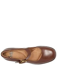 Sofft Kathleen Leather Mary Jane Platform Pumps