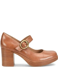 Sofft Kathleen Leather Mary Jane Platform Pumps