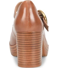 Sofft Kathleen Leather Mary Jane Platform Pumps