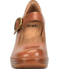 Sofft Kathleen Leather Mary Jane Platform Pumps