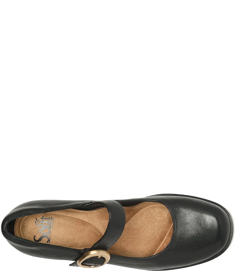 Sofft Kathleen Leather Mary Jane Platform Pumps