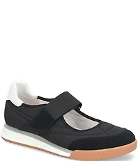 Sofft Kelly Suede and Nylon Retro Mary Jane Sneakers