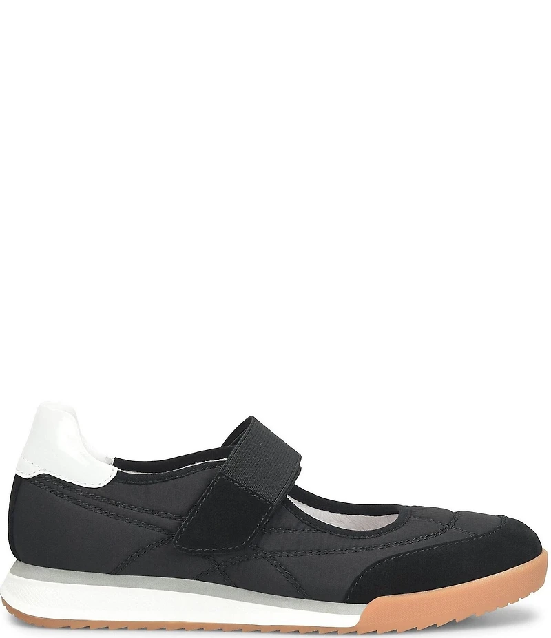 Sofft Kelly Suede and Nylon Retro Mary Jane Sneakers