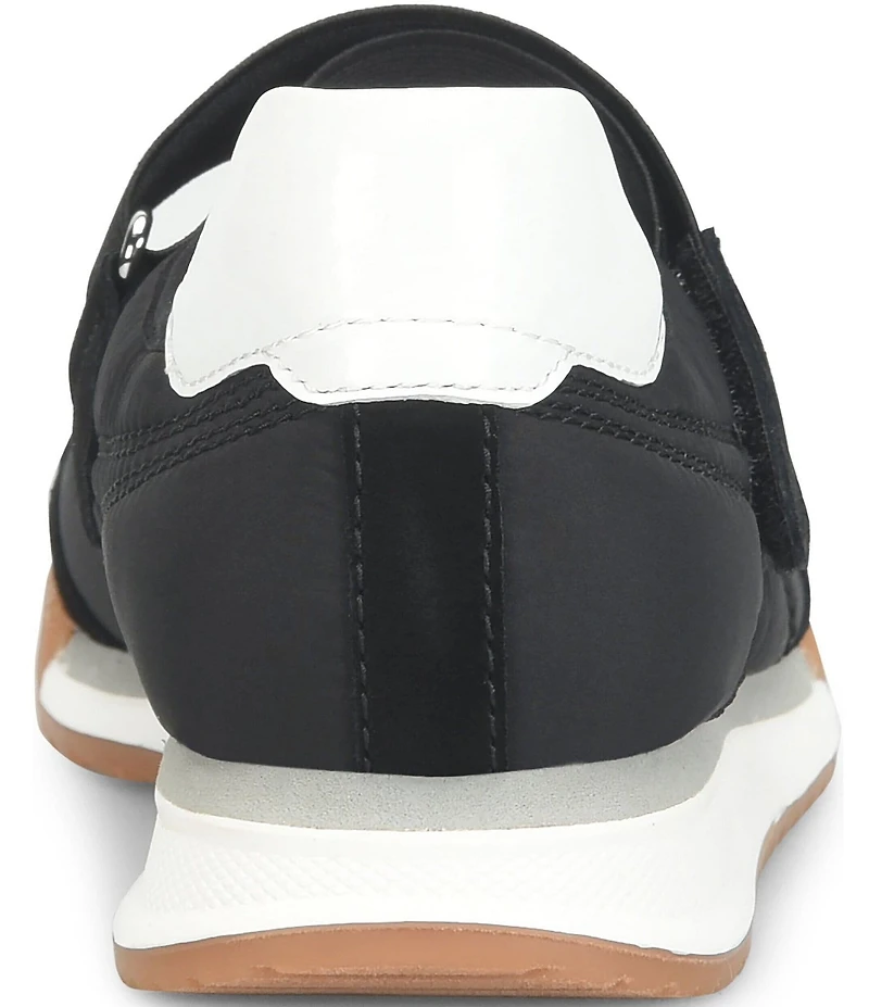 Sofft Kelly Suede and Nylon Retro Mary Jane Sneakers