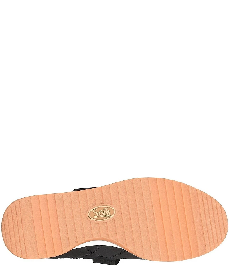 Sofft Kelly Suede and Nylon Retro Mary Jane Sneakers