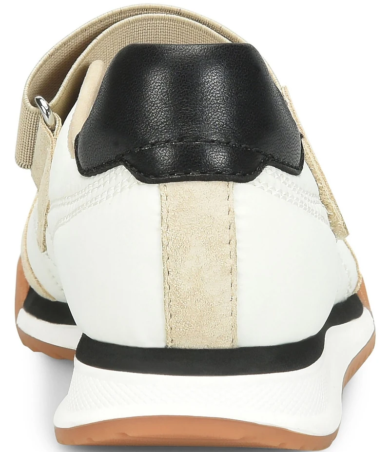 Sofft Kelly Suede and Nylon Retro Mary Jane Sneakers