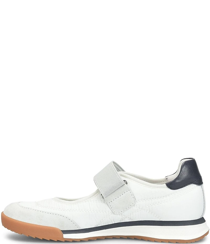 Sofft Kelly Suede and Nylon Retro Mary Jane Sneakers